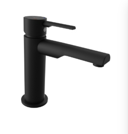 Single Lever Basin Mixer - Black Matt